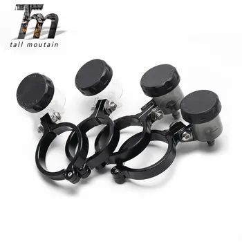 

Universal Front Brake Clutch Oil Fluid Reservoir Cylinder Tank For Front Fork Tube Motorcycle Motorbike Accessories Clear Cup