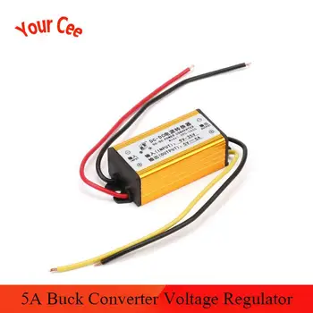 

DC-DC 12V 24V to 5V 5A Buck Converter Voltage Regulator Step Down Power Supply Module Car/Vehicle LED