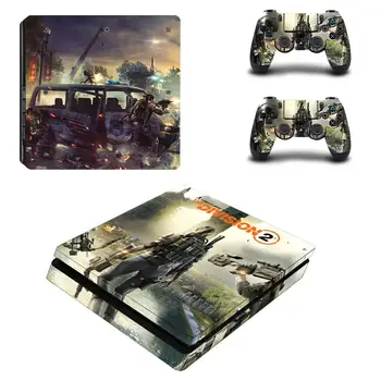 

The Division 2 Full Cover Faceplates PS4 Slim Skin Sticker Decal Vinyl for Playstation 4 Console & Controllers PS4 Slim Sticker