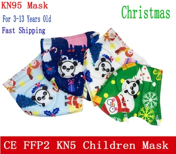 

Christmas FFP2 Mascarillas KN95 Kids Mask 5 Layers Face Mask with Valve Girls Boys Respirator Protective KN95 Children Masks
