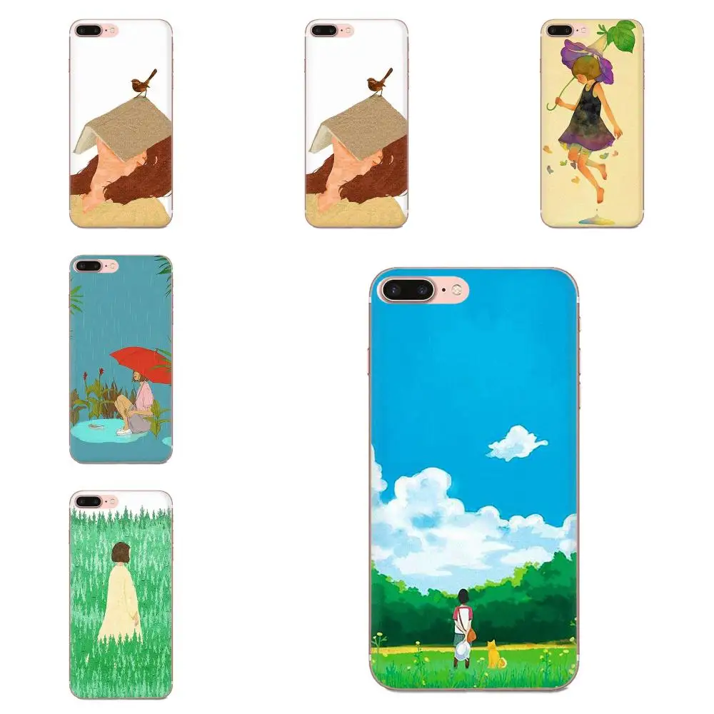 Llustration Colorfuly For LG G2 G3 G4 G5 G6 G7 K4 K7 K8 K10 K12 K40 Mini Plus Stylus ThinQ 2016 2017 2018 TPU Capa Coque | Мобильные