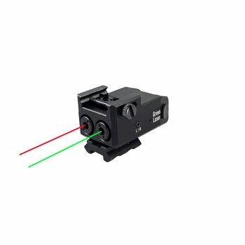 

USB Rechargeable Tactical Green Red Dual Beam Aiming Laser Sight for Subcompact to Full Size Handguns