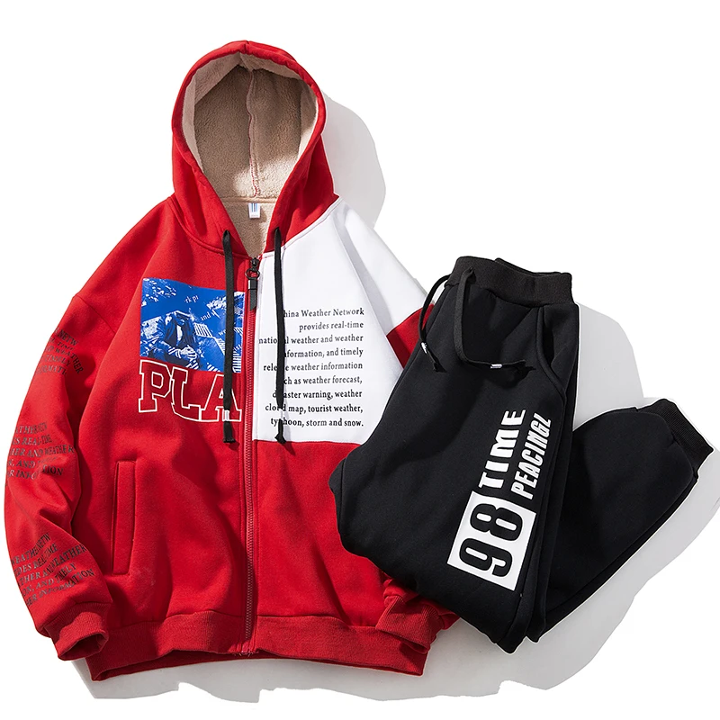 Комплект из двух предметов с юбкой, зимняя одежда для мужчин, Ropa Hombre, толстовки с длинным рукавом+ штаны, комплект, мужской спортивный костюм, спортивный костюм, повседневный спортивный костюм