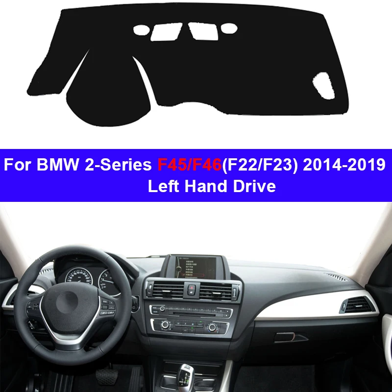 Car Dashboard Cover Dash Mat Carpet Cape For BMW 2-Series F22 F23 F45 F46 2014 2015 Auto Protector Sun-Shade
