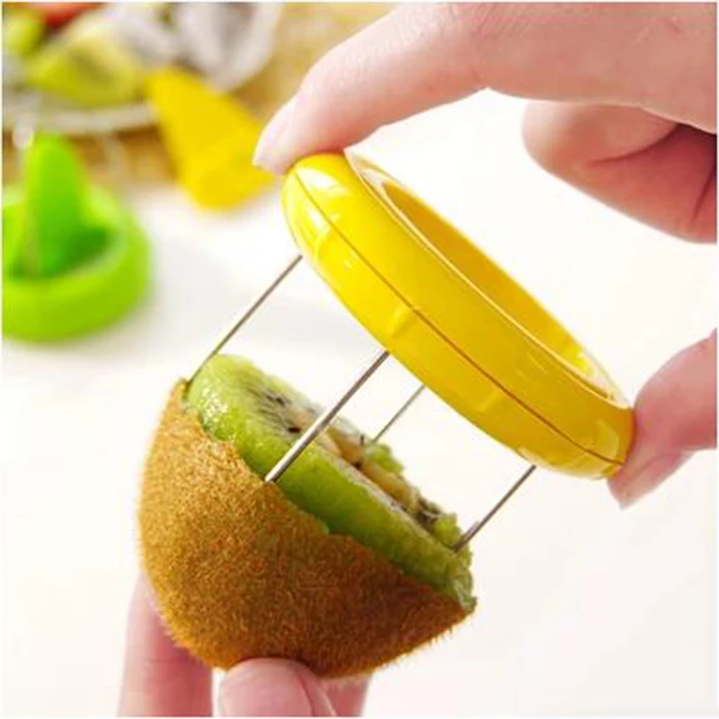 Fruit and Kiwi Peeler Slicer Stainless Steel Peeling Tools Kitchen Gadgets Fruit Salad Cutter