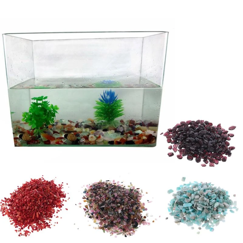 Interessant revolutie Uitpakken 100G Aquarium Natuursteen Pebble Kristal Grind Bloempot Aquarium Diy  Decornation Dropshipping|Decoraties| - AliExpress