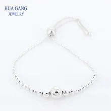 Высококачественный Браслет из стерлингового серебра 925 пробы, модное индивидуальное ювелирное изделие, подходит для подарка подруге на день рождения