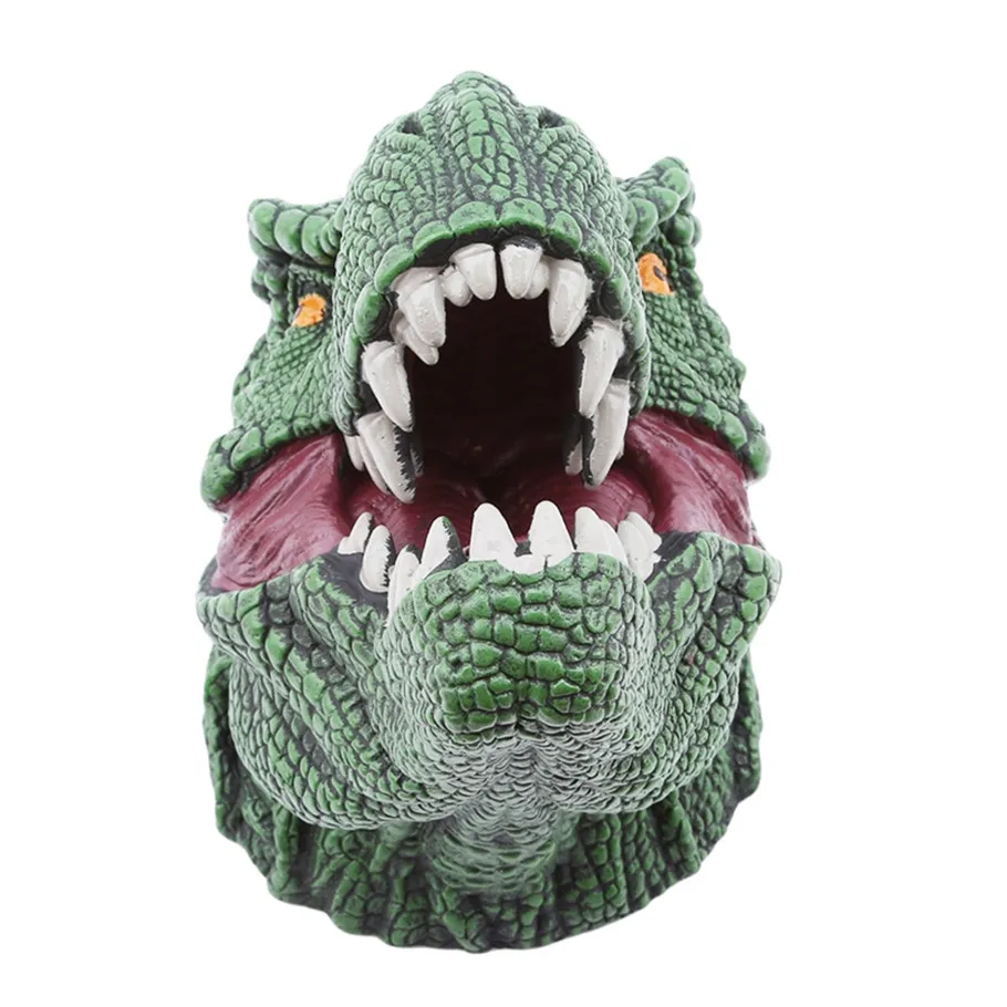 Ruiwjx Dinosaur Hand Puppet Creative Dinosaur Fingers Puppets Gloves Soft Rubber Animal Hand Puppet Figure Dinosaur Model Toys