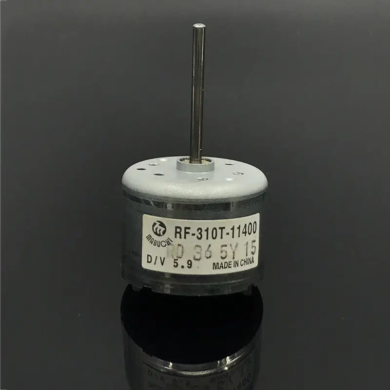 MABUCHI RF-310T-11400 D/V 5 9 Микро Мотор DC V круглый 24 мм Длинный вал CD DVD проигрыватель