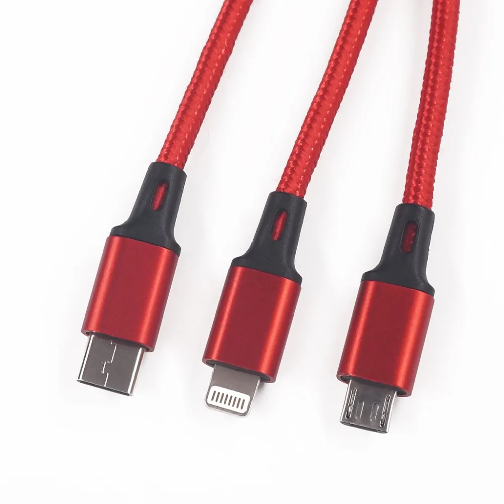 Cioswi USB кабель подарок для i Phone 8 7 6 зарядный кабель зарядное устройство 3 в 1 Micro USB кабель для Android USB TypeC кабели для мобильных телефонов