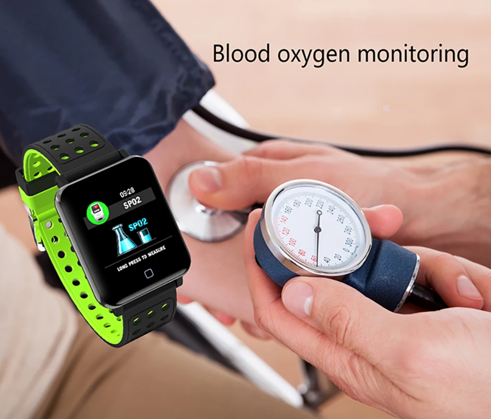 2021 New Blood Pressure Smart Watch Men Heart Rate Sports Watch Pulse Meter Swimming Bracelet Waterproof Bluetooth Clock for Wom