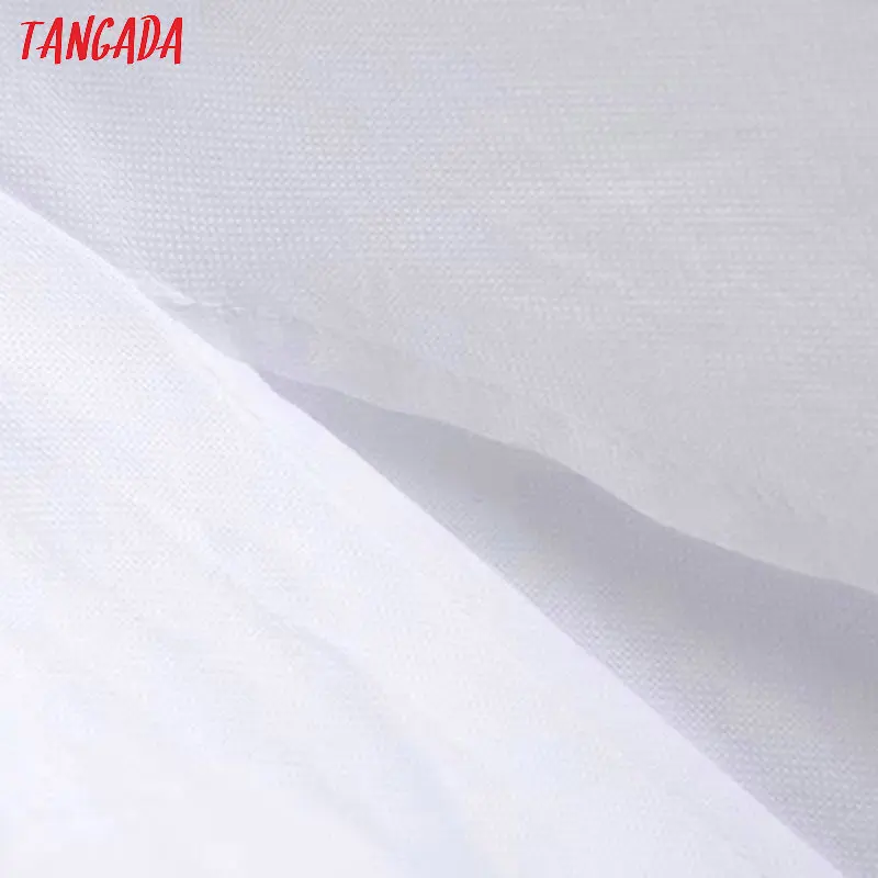 Tangada Женская клетчатая Лоскутная Длинная блузка с длинным рукавом Милая шикарная Женская Повседневная рубашка blusas femininas 2W62