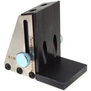 

GTBL Wood Oblique Hole Opening Locator Kit Pocket Hole Jig With Scale Woodworking Tools New