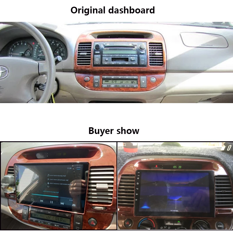 traço fascia para toyota camry 5 2002-2006