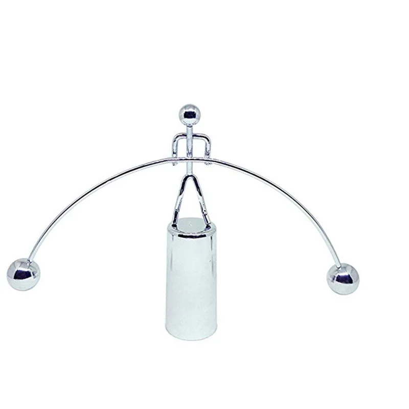 

Creative Ball Swing Weightlifting Ironman Metal Perpetual Instrument Home Desk Office Decoration Ornaments Crafts Gifts Souvenir