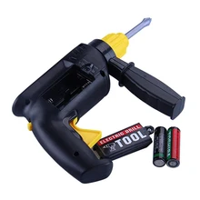 Детская игрушка, пластиковая игрушка для моделирования, ремонта, электрическая дрель, инструмент для раннего развития, обучающая игрушка в подарок