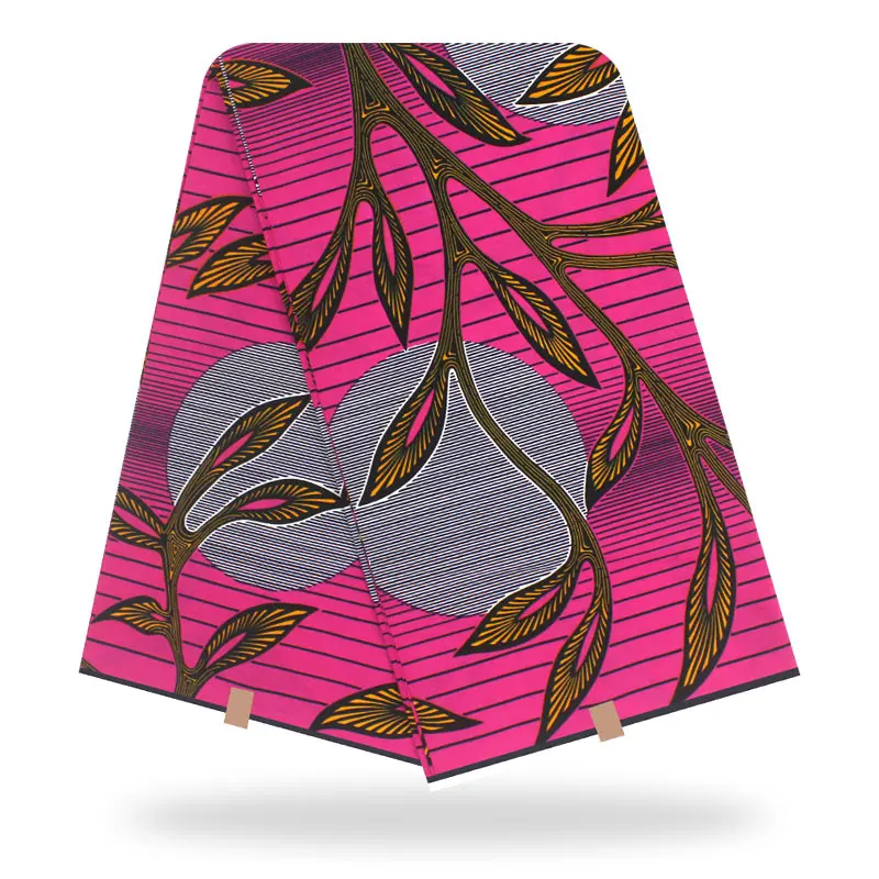 

Ankara Wax Cotton fabric 2020 fabric for Autumn Clothes African Fabric 6 Yards one Piece pangea wax
