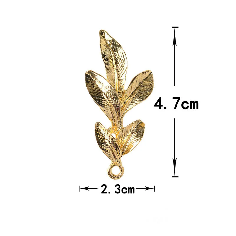 20PCS-Fashion-Metal-Alloy-Gold-Silver-KC-Gold-Leaves-Branch-Pendant-Charm-Findings-For-Jewelry-Making (2)