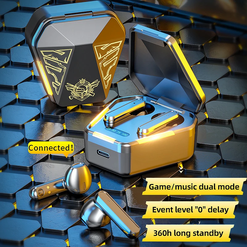 TWS-наушники спортивные с поддержкой Bluetooth 5 1 и шумоподавлением 40 мс | Электроника