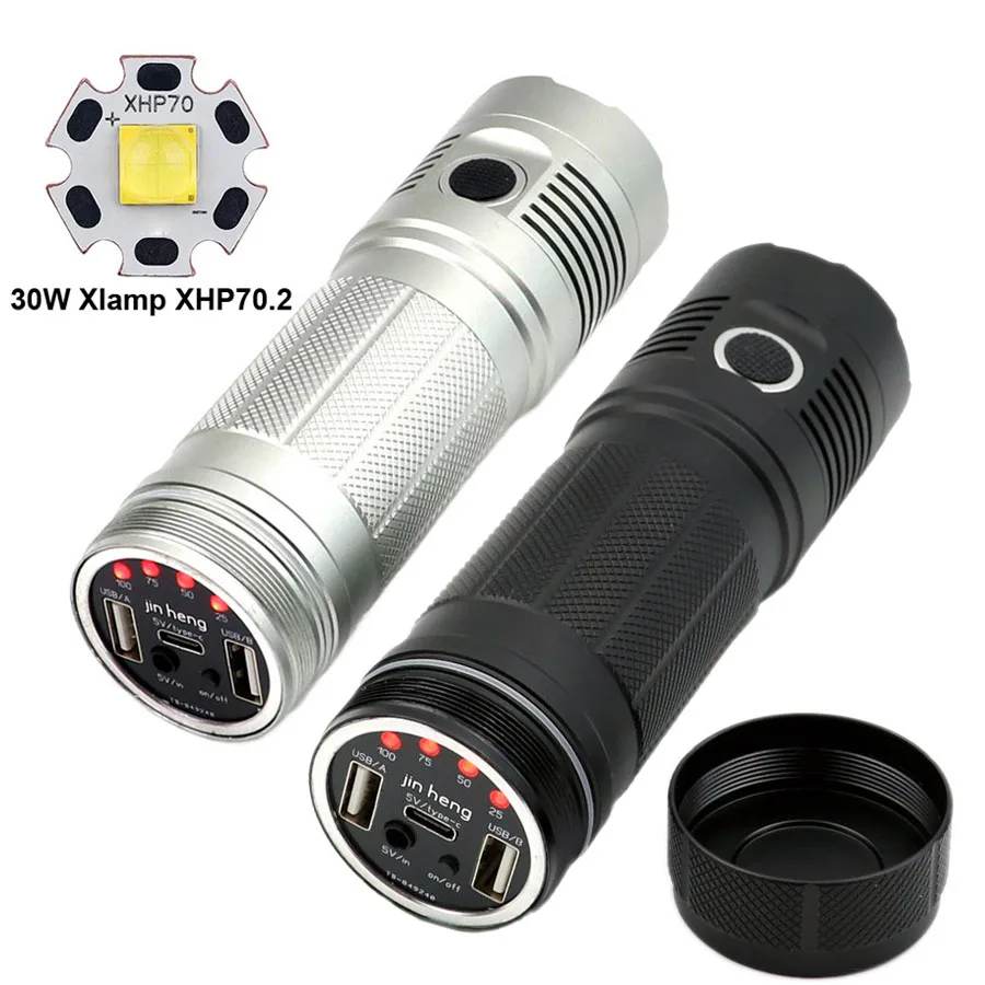 Мощная светодиодсветодиодный вспышка Xlamp XHP70 2 0 XHP70.2 фонарь с разъемом USB Type C и