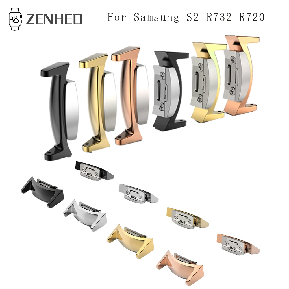 

20mm New For Samsung Gear S2 R720 smart watch accessories Replacement High quality stainless steel connector