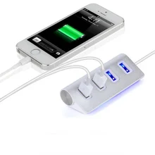 

High Speed USB HUB 4 Port USB 2.0 Port Portable OTG Aluminum USB Splitter Cable for Macbook Air Laptop PC Tablet