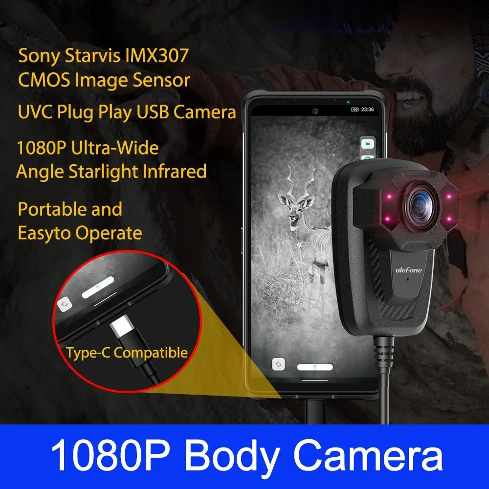 Original Ulefone 1080p Ultrawide Angle Camera Starlight Infrared Uvc