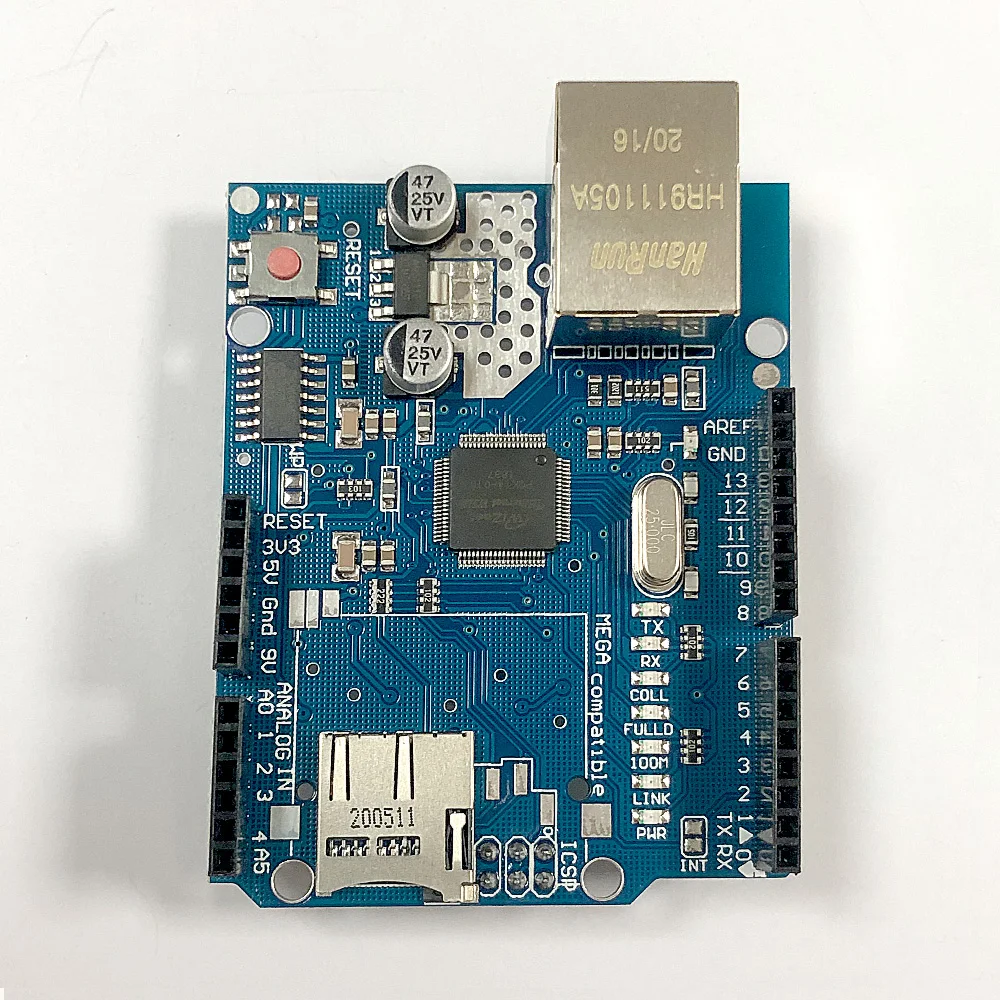 10 шт. UNO Shield Ethernet W5100 макетная плата Arduino uno дропшиппинг | Электронные компоненты и