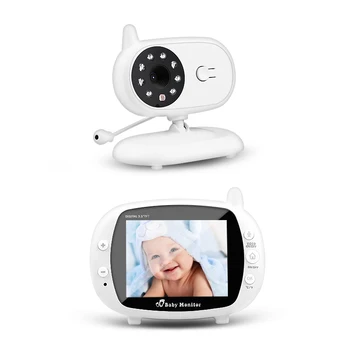 

Wireless Baby Monitor Security Camera 3.5 inch LCD Audio Nanny IR Night Vision Voice Call Babyphone Video Temperature Monitoring