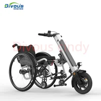 Hot 12Inch 350W New Model Electric Wheelchair Trailer Handcycle Power Handbike For Handicapped Person 2