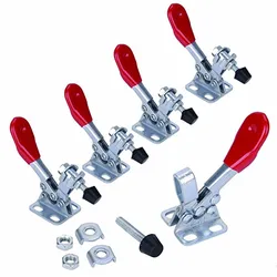5 Pack Hold Down Toggle Clamps Latch Antislip Horizontal Holding Capacity Antislip Quick Release Heavy Duty Toggle Clamp Tool