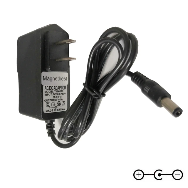 AC DC Adapter Class 2 Power Supply Output 6V DC 800mA Charger