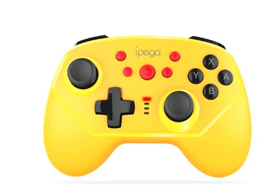 IPEGA PG-9162Y Мини Bluetooth игровой контроллер беспроводное проводное соединение поддерживает турбо шестиосевой гироскоп для n-переключателя - Цвет: Цвет: желтый