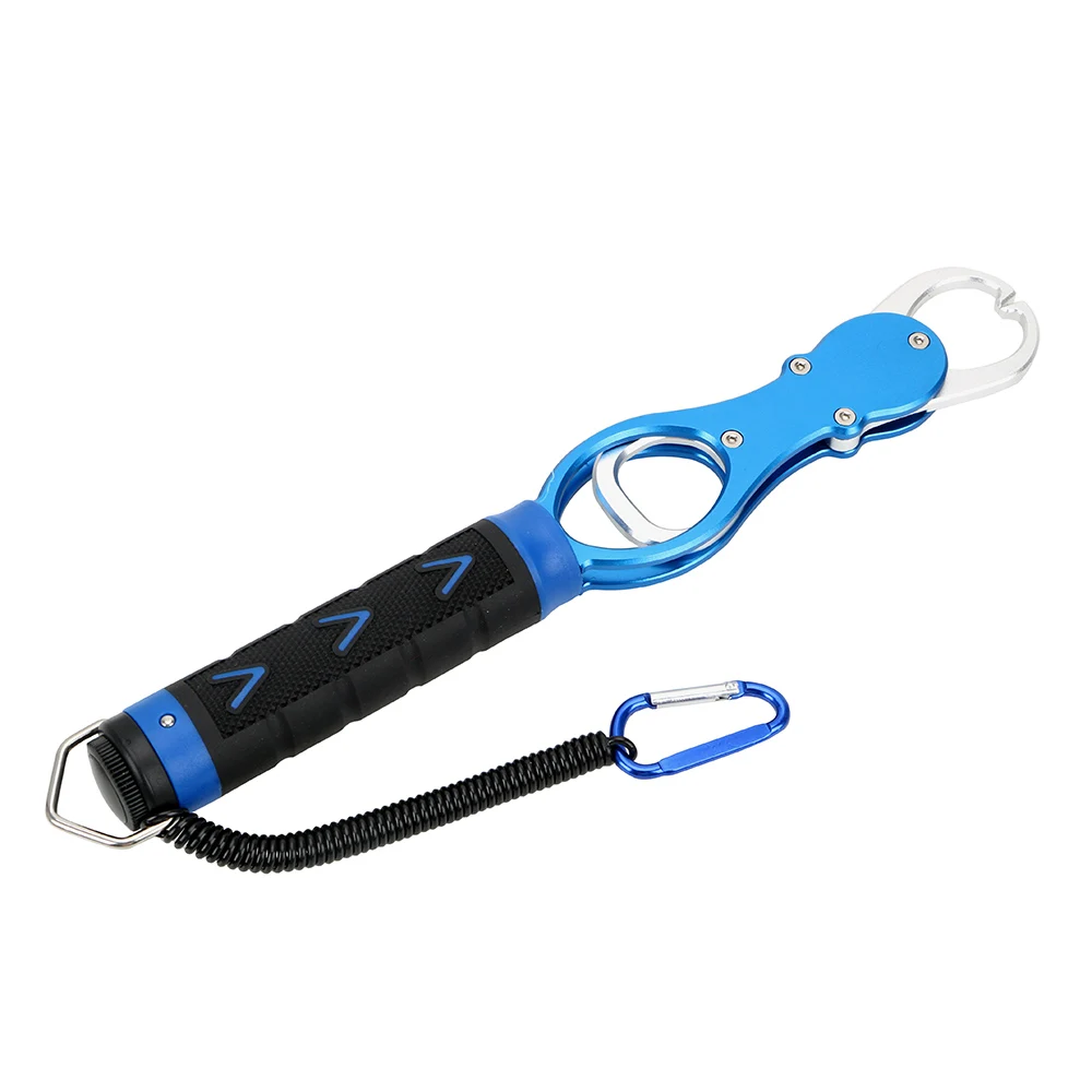 Blue DIYWORK ручной инструмент Алюминий сплав с 0-16 кг весы подхват Крюк плоскогубцы для рыбной ловли губа ручка - Цвет: Blue