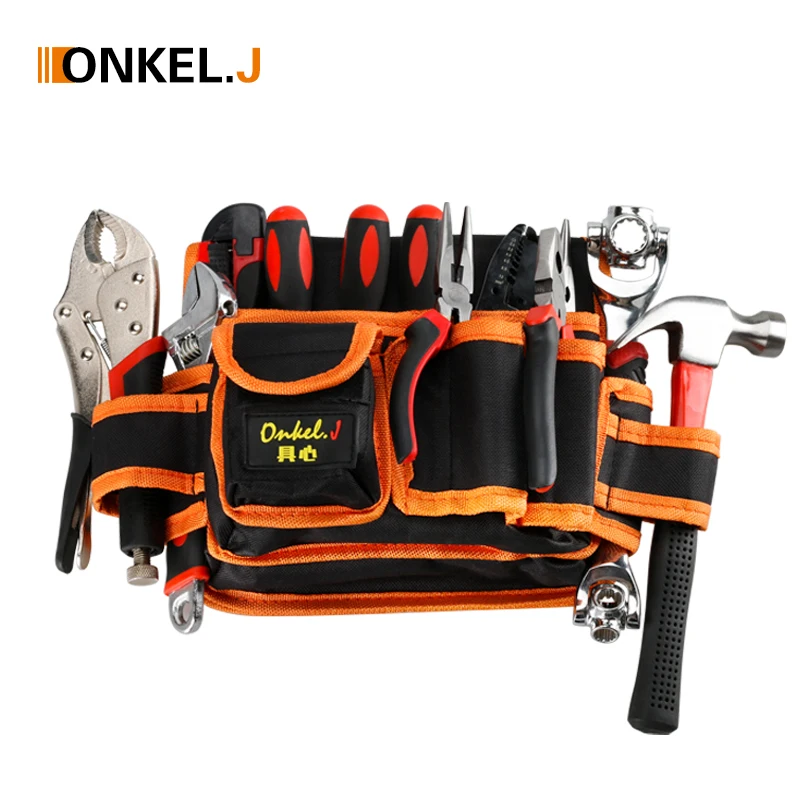 Bolsa multifuncional para herramientas de electricista, bolsa para cintura, soporte para almacenamiento de cinturón, Kits de herramientas de jardín, paquetes de cintura, tela Oxford
