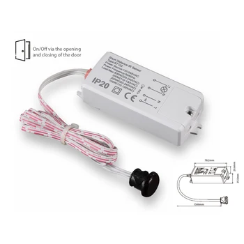 

V-TAC CL1933 Anta Door Sensor On Off Door Sensor Switch 220V Max 200W Per lamp led SKU-5085