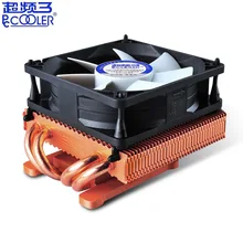 Pccooler K80D 4 Тепловая медь покрытие теплоотводящий кулер для видеокарты 80 мм тихий вентилятор VGA Охлаждающий радиатор GPU 3pin и Molex