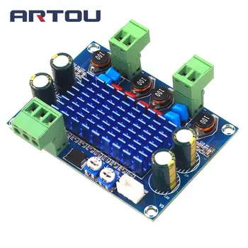

High Power Digital HIFI Power Amplifier Board 2*120W XH-M572 TPA3116D2 Chassis Dedicated Plug-in Input 5V 24V 28V output 120W