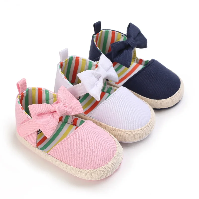 0 1 Years Old Baby Girls Shoes Soft Sole First Walkers Princess Sandals Indoor Crib Shoes Solid