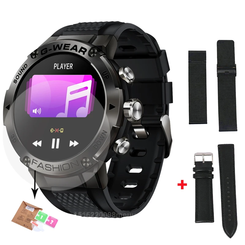 Sports Smart Watch Men BT Phone Call Customize Watch Faces Music Fitness Tracker Super Long Standby Smartwatch Android IOS K28H 