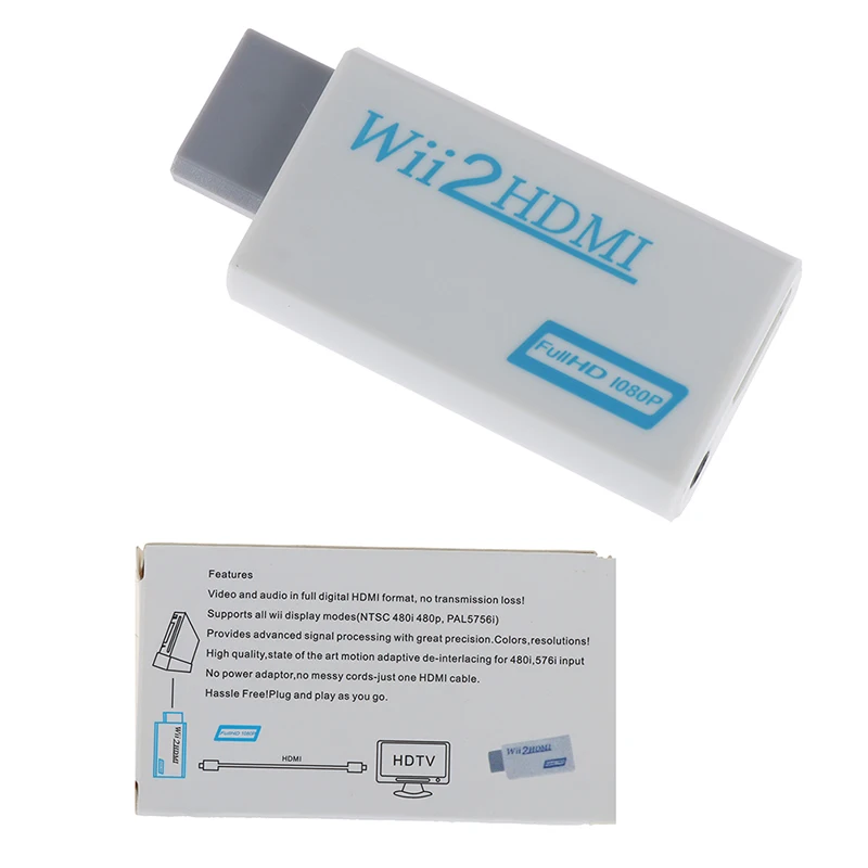 Ǯ HD 1080P Wii-ȣȯ ȯ  Wii2-compatible ȯ 3.5mm  PC HDTV  ÷