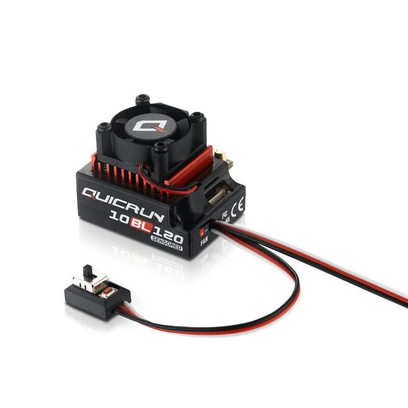 

Hobbywing QUICRUN 10BL60-SENSORED 60A/10BL120 Sensored 120A Brushless ESC Speed Controller with BEC For 1/10 1/12 RC Car buggie