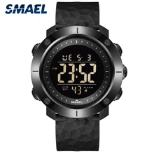 Smael верхней роскоши спортивные часы мужчин водонепроницаемый привел цифровые часы моды случайных мужские наручные часы часы relogio masculino