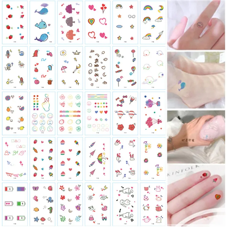 Временная татуировка на запястье для женщин и девочек 30 шт./компл. | Красота