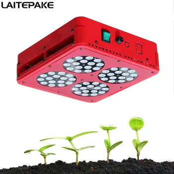 

LAITEPAKE Apollo 4 300W LED Grow Light kit Full Spectrum With Lens Plants Grow Faster Flower Bigger High Yield Hot style