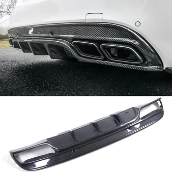 

F-D Style Carbon fiber Diffuser Spoiler For BENZ W205 C63 4 Door