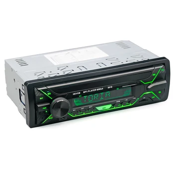 

12V Stereo Universal Radio Colorful Lights MP3 Player LCD Bluetooth Portable Audio Aux Car USB