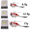 1pcs 8.5g 12.5g 17g Sinking Metal VIB Fishing Lure with Rotating Spoon Tail Hard Wobbler Crankbaits Vibration Spinner Tackle ► Photo 2/6