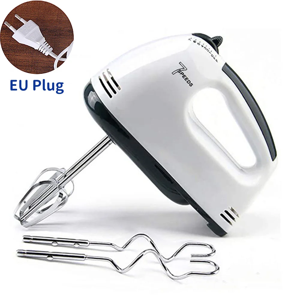 Multifunctional 7 Speed Mini Mixer Electric Food Blender Handheld Egg Beater Automatic Cream Cake Baking Dough | Бытовая техника