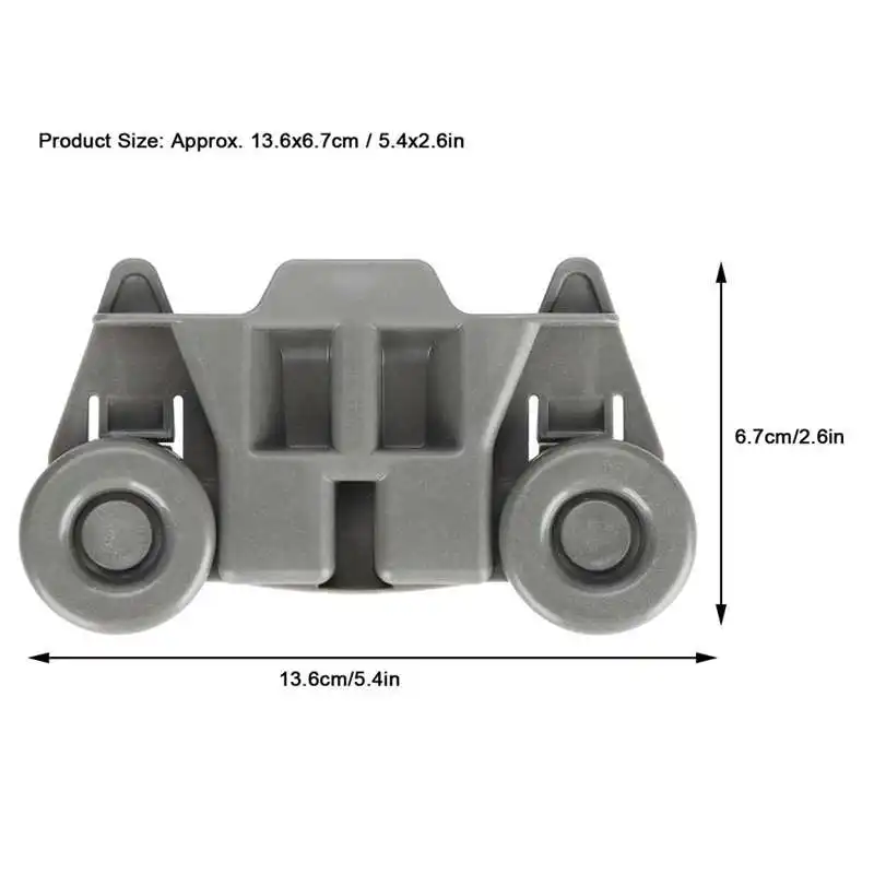 Dishwasher Wheel Roller Assembly Replacement Part for W10195416V PS11722152 AP5983730 Dish Washing Machine Accessories